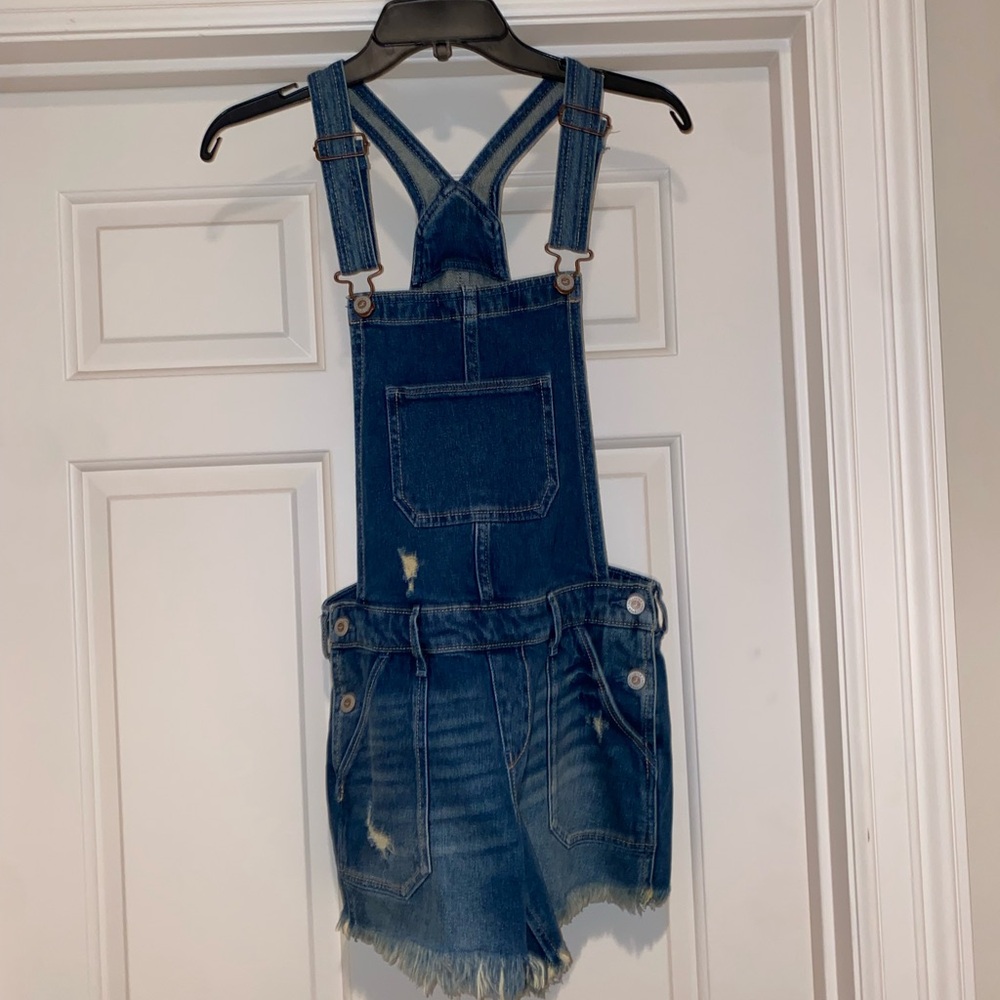 Hollister Boyfriend Short Overall